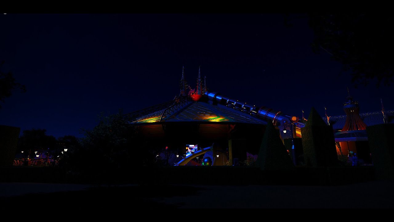 Star Wars Hyperspace Mountain v3 Disneyland Paris + Light on  - Planet coaster