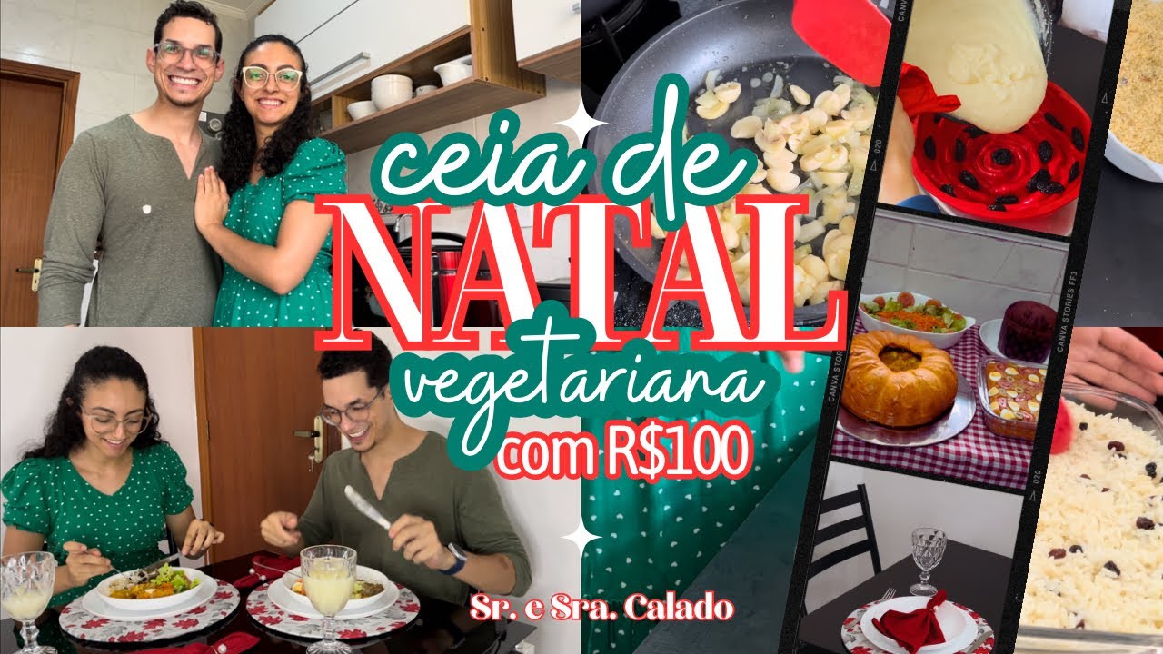 CEIA DE NATAL VEGETARIANA COM 100 REAIS | é possível