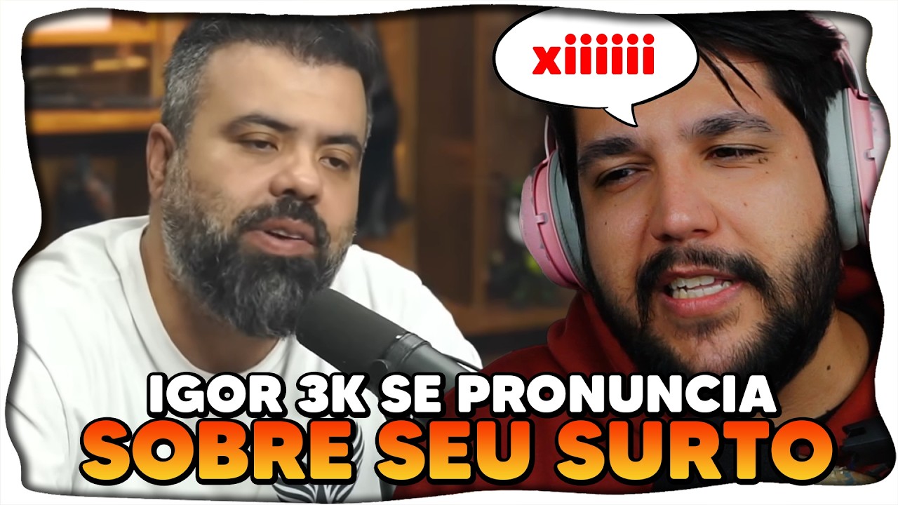 Igor 3k SE PRONUNCIA após o SEU SURTO contra Alexandre de Moraes e o BANCO MASTER