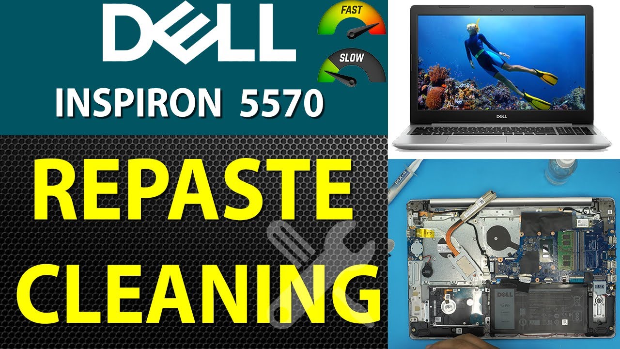 Dell Inspiron 5570 Reg P75f ✅ Cleaning & Repaste 💻