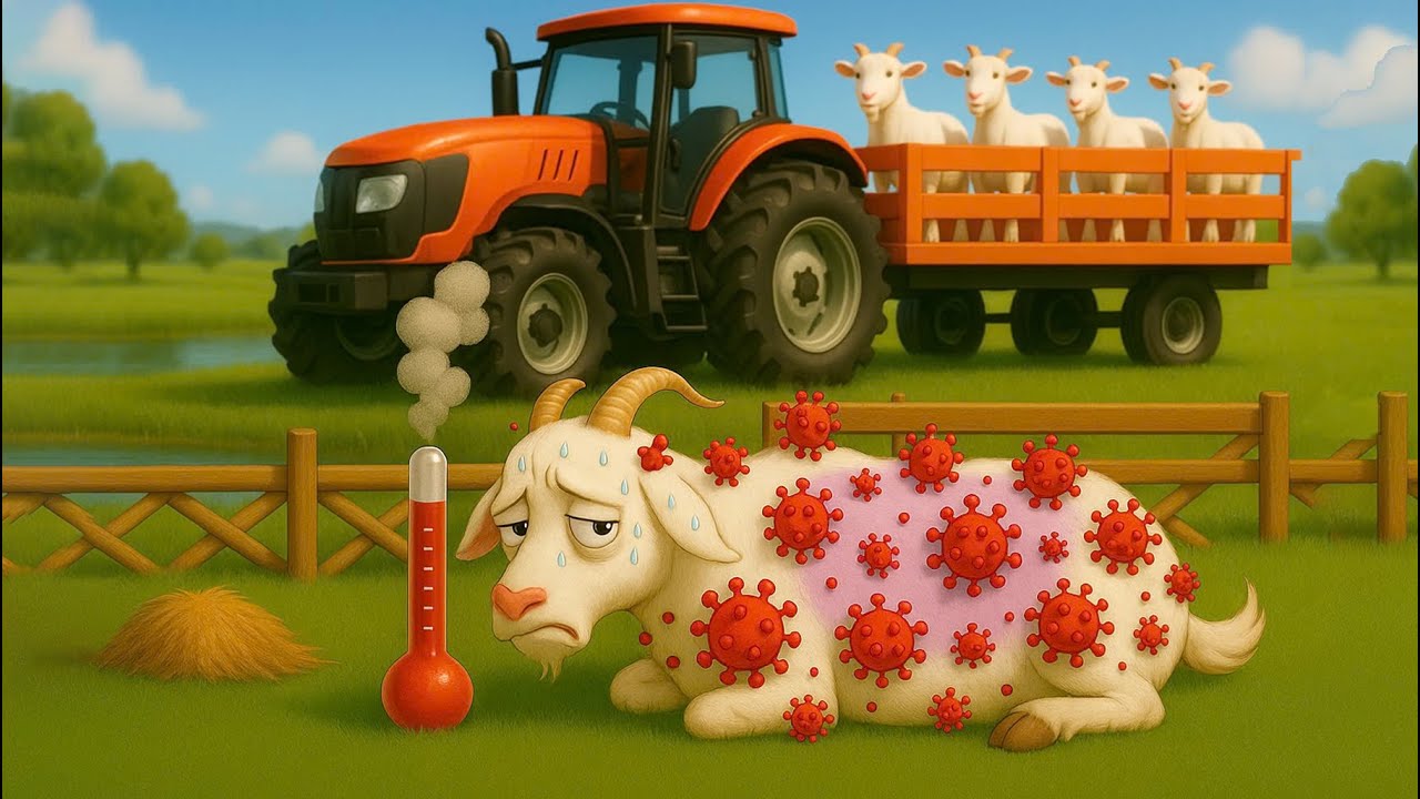 The Bear Farm - Bear Farmer Save The Goat Was Poisoned by Strange Grass | Vehicles Farm Animated