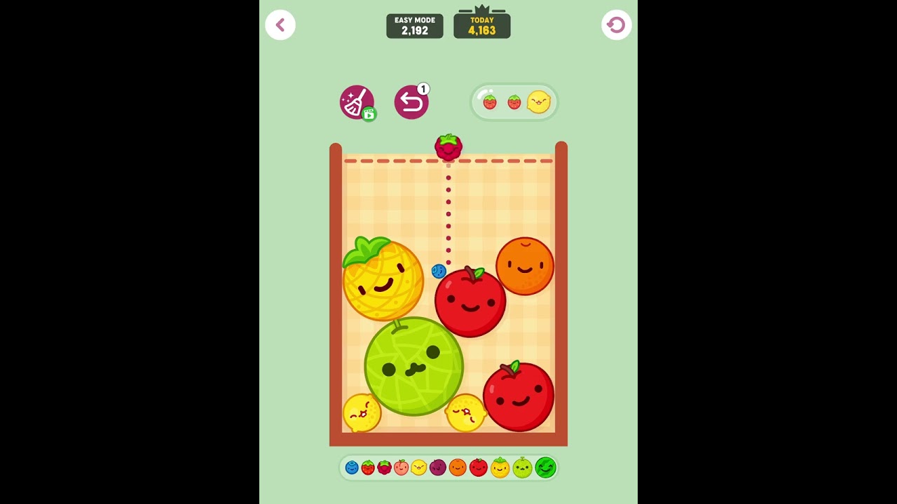 Offline games | Fruit Merge | Getting a watermelon, The highest fruit.