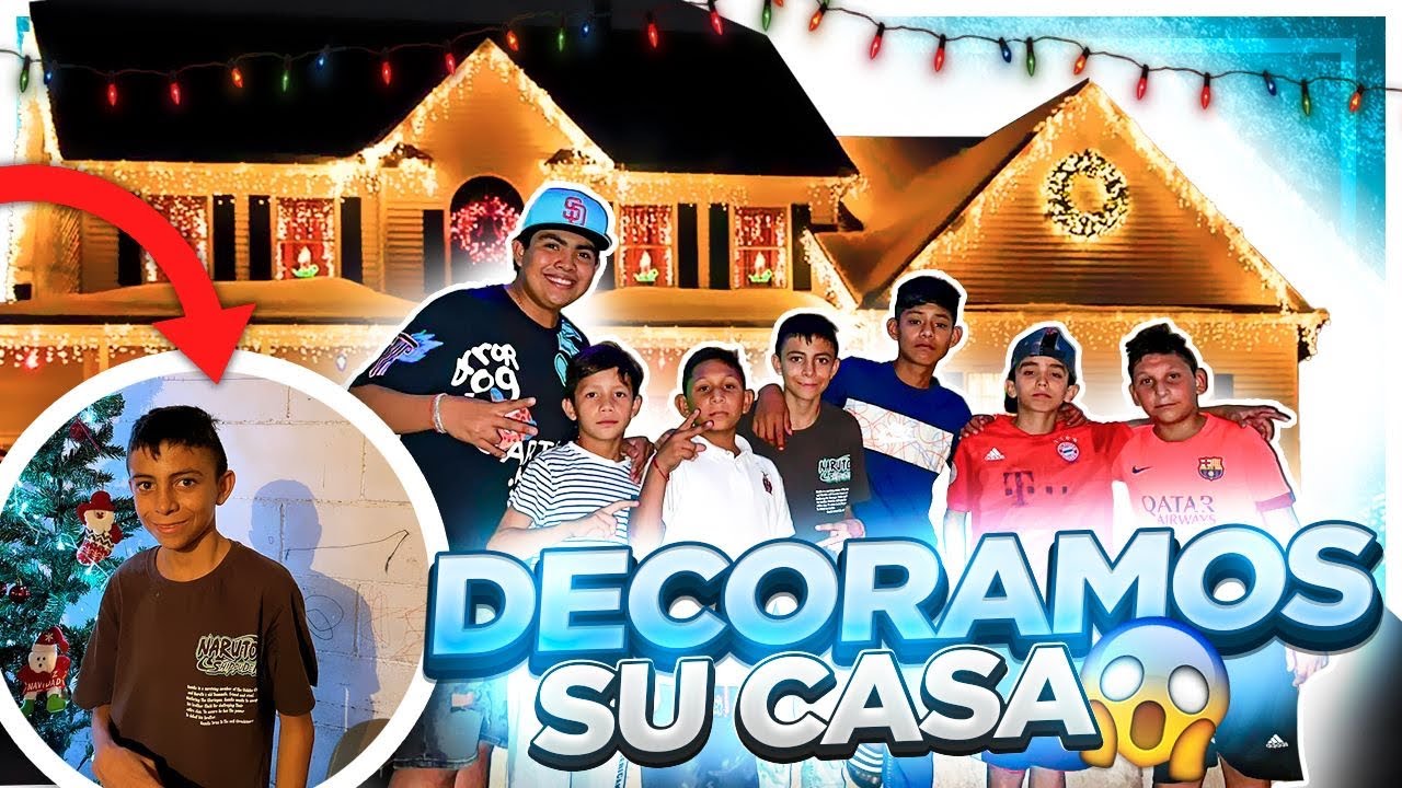 DECORAMOS LA CASA DE RANGO PARA NAVIDAD 🎄🎁 CON LOS SOÑADORES /ponchuelas arce