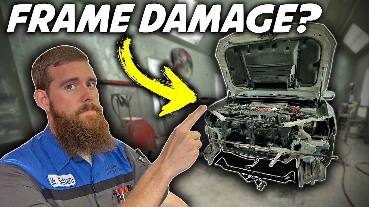 Cutting Out & Replacing The Radiator Support On The Cheapest 2017 Subaru WRX STi Project Car!