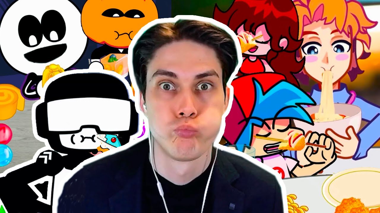 БОССЫ FNF КУШАЮТ ВСЁ ПОДРЯД ! - COMPLETE EDITION MUKBANG vs Friday Night Funkin' Animation - Реакция