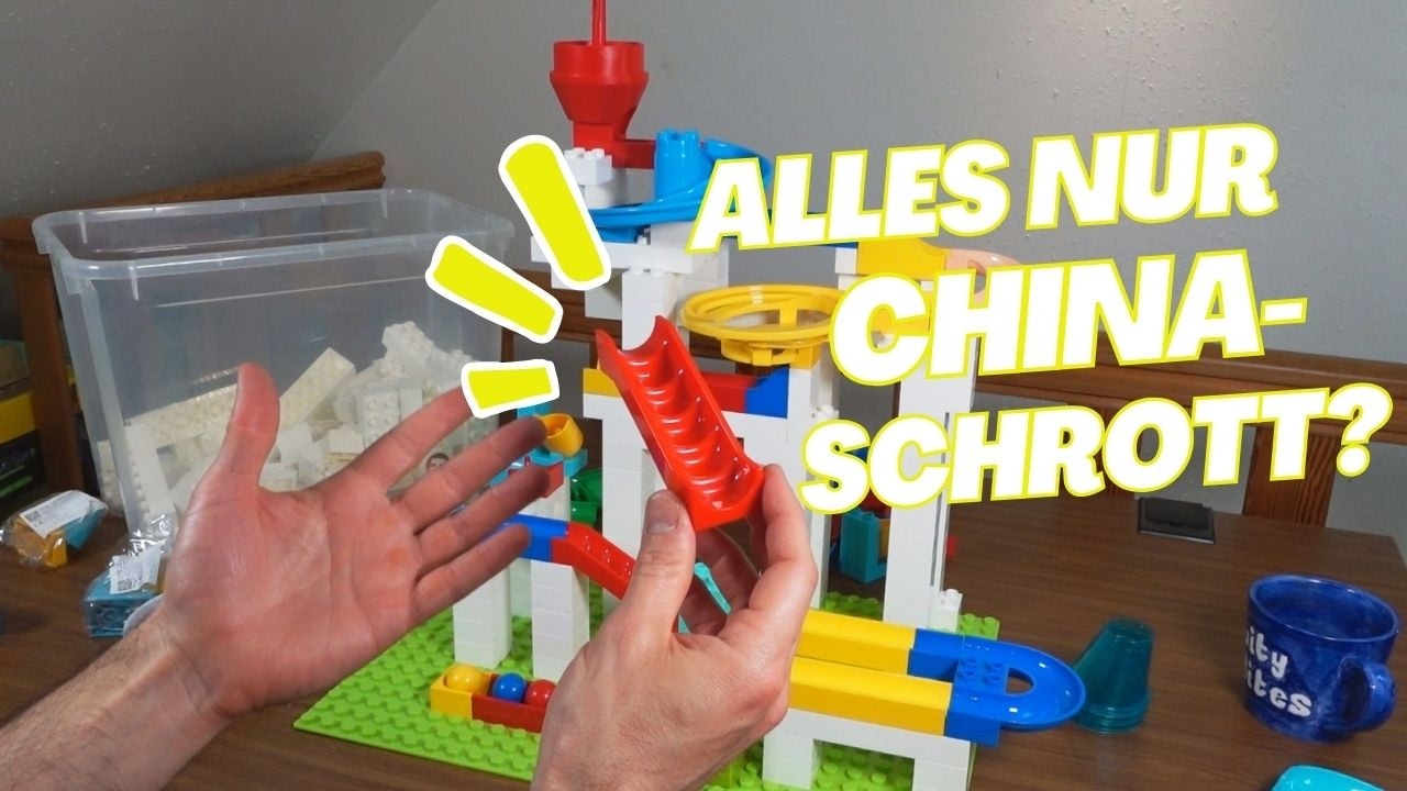 Fake Hubelino Teile aus China - AliExpress Haul - Schrott or Not? #legoduplo #kugelbahn #hubelino