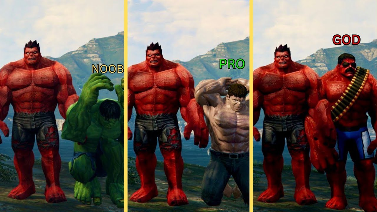 UPGRADE RED HULK 20% EVERY MINUTES TO SUPREAM GOD HULK !