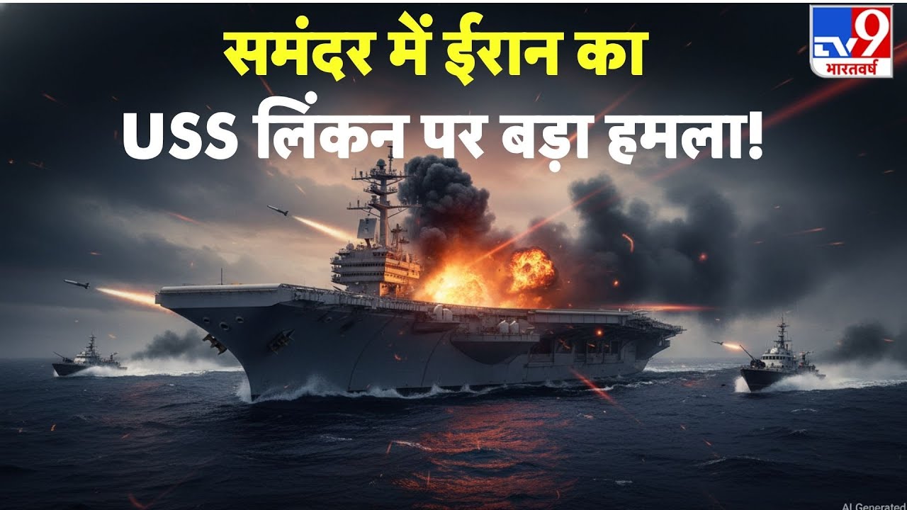 Breaking News: समंदर में ईरान का USS Lincoln पर बड़ा हमला! Iran Attack on America | Trump