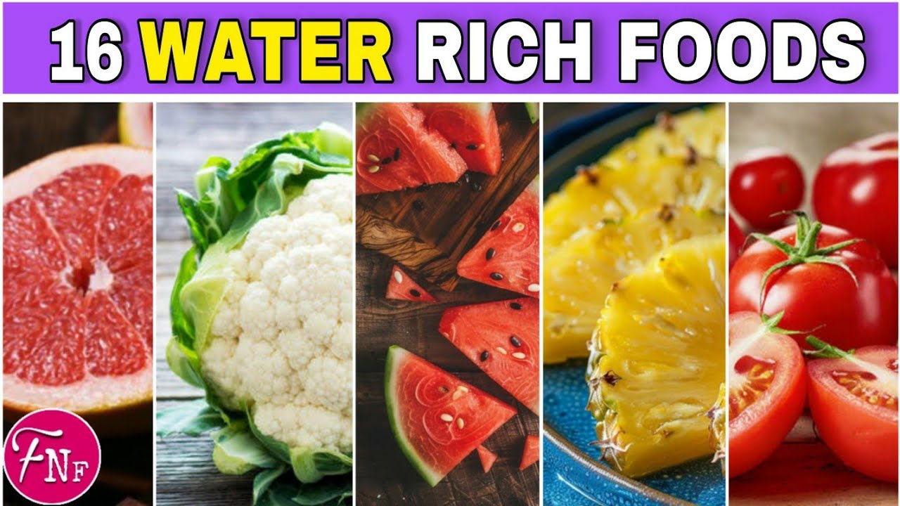 ✅ 16 Water-Rich Foods That Help You Stay Hydrated || Foods with high water content