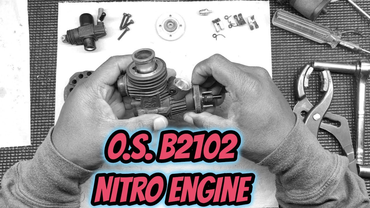 The O.S. Speed B2102 Nitro engine