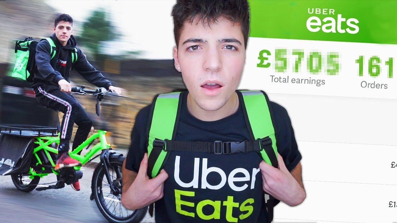 Я проработал неделю в UberEats и заработал ___ фунтов стерлингов