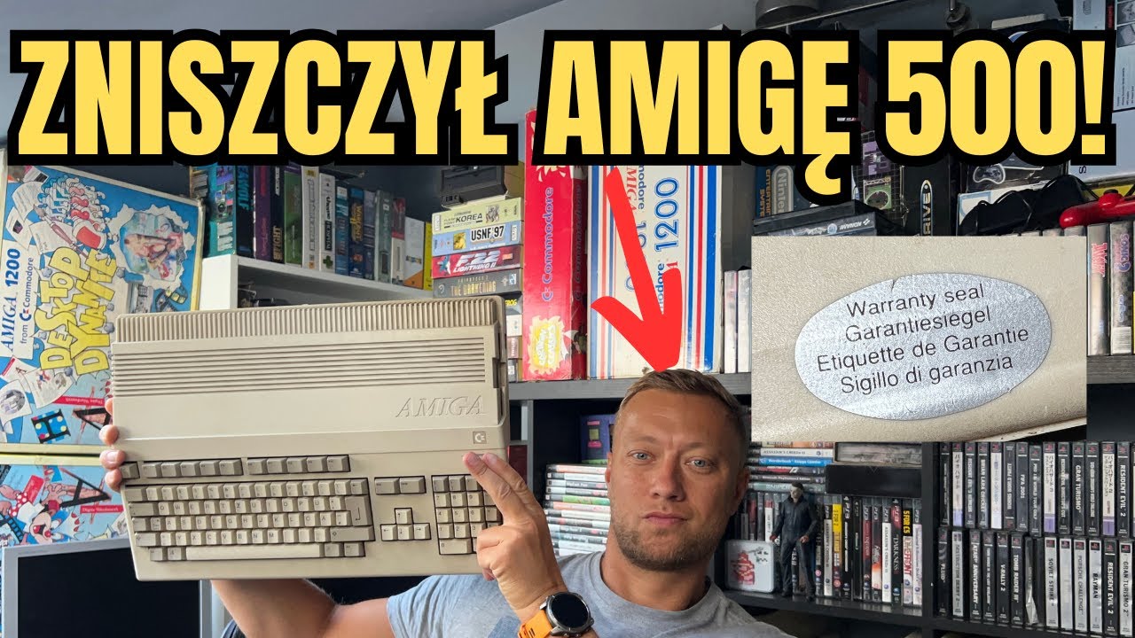 AMIGA 500 - czy warto zerwać oryginalną plombę gwarancyjną?