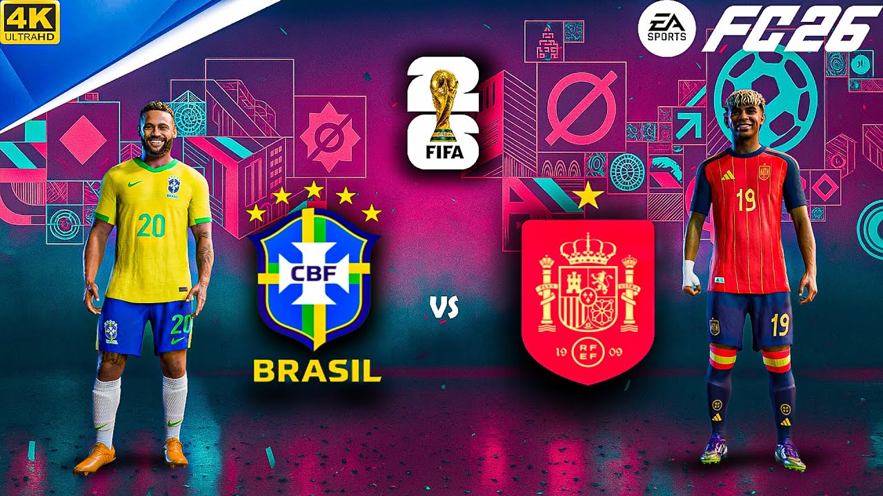 FC 26 — Бразилия против Испании — финал чемпионата мира FIFA 2026 | Неймар x Ямал | Геймплей на П...
