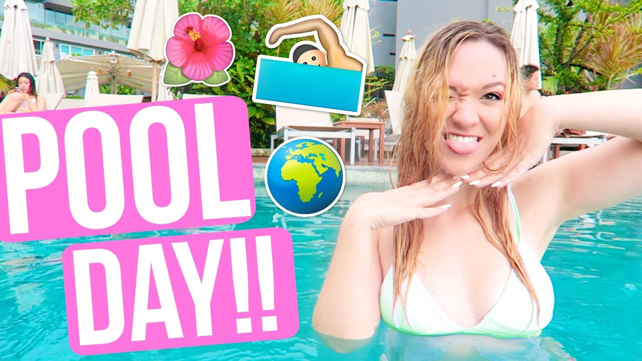 SWIMMING IN THAILAND!!! POOL DAY!!