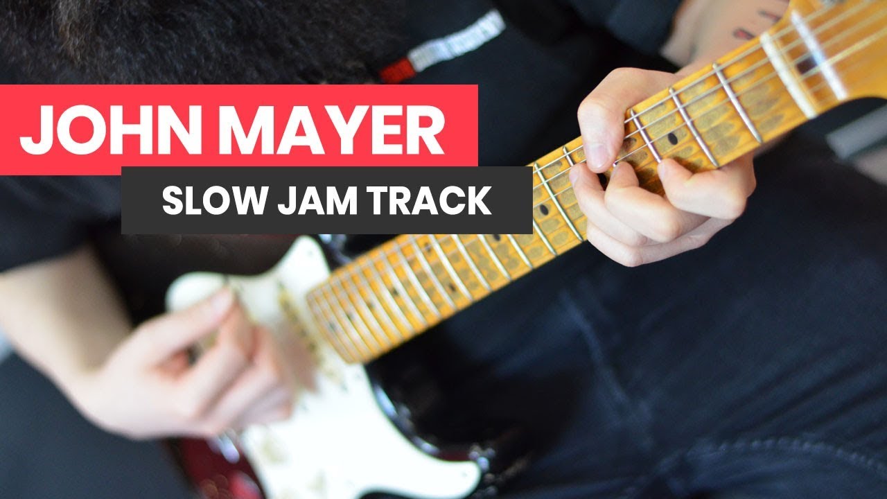 John Mayer Slow Style Backing Track [Jam Track In C# Minor]