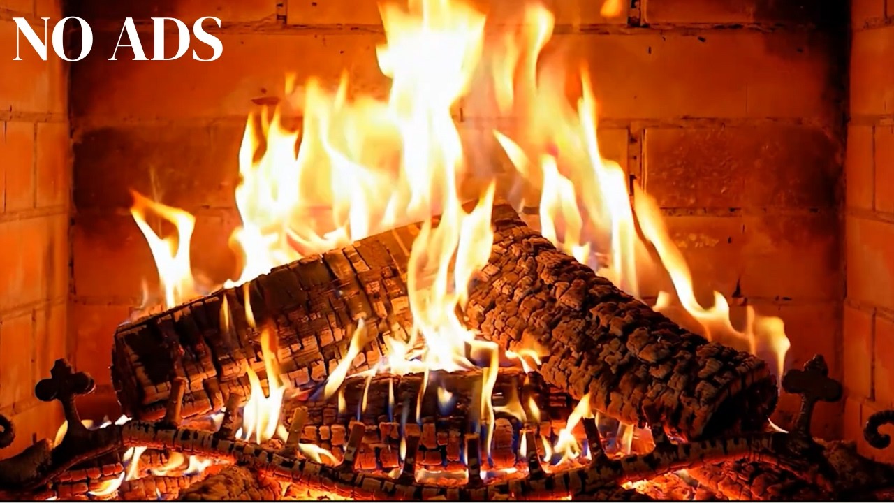 Deep Sleep Fireplace | 3 Hours of Warm Crackling Fire to Help Insomnia [NO ADS]