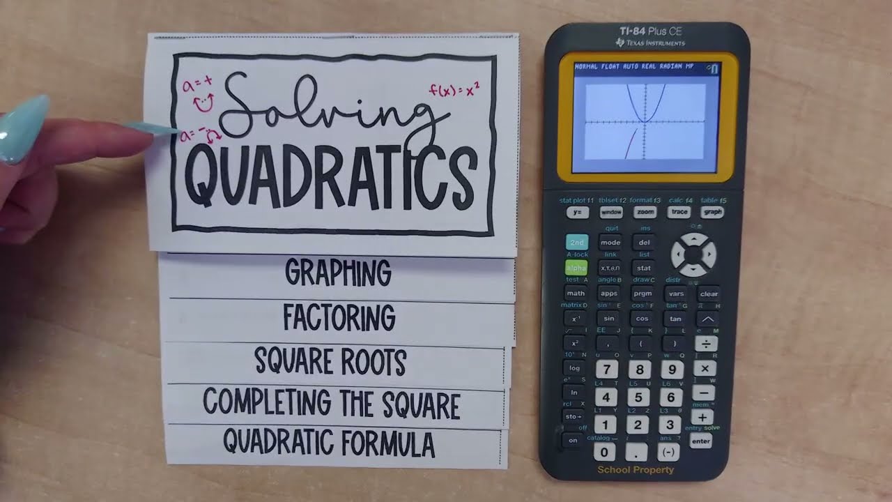Solving Quadratics by Graphing | Math with Mrs. B