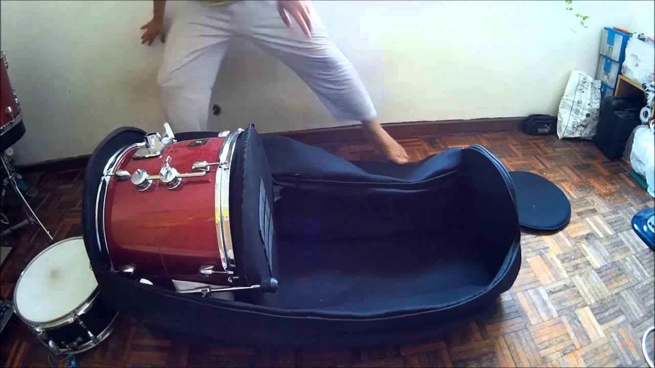 Packing Gretsch Catalina Street with Pro-tec Multi-Tom Bag with Wheels (Review)