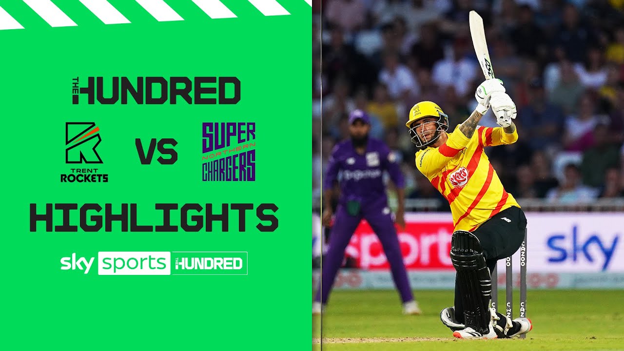 Hales leads dramatic fightback! | Trent Rockets vs Northern Superchargers | The Hundred Highlights