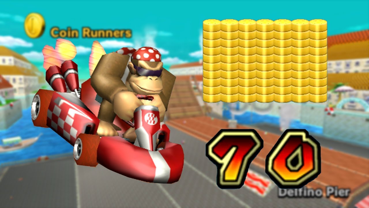[MKWii TAF] Collecting 70 Coins in Coin Runners