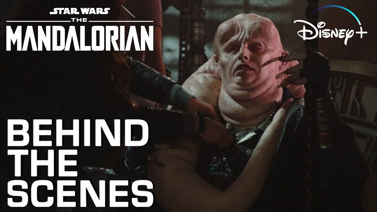 Bib Fortuna Behind the Scenes Star Wars The Mandalorian | Disney+