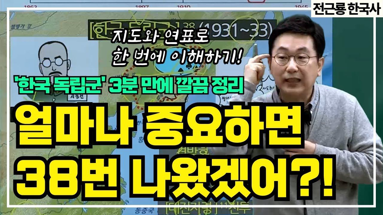 이건 무조건 또 나옵니다! 공무원 한국사 한국독립군