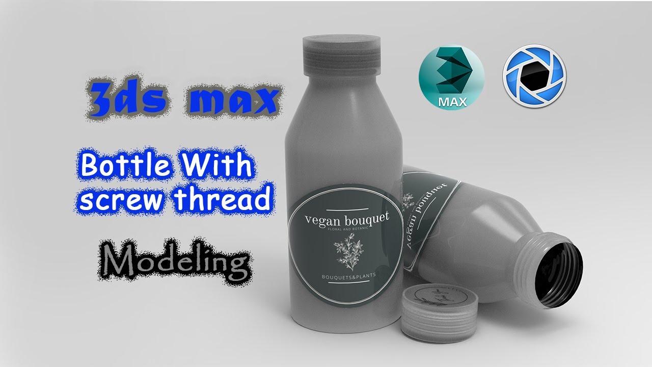 How to Create an Incredible Screw-Thread Bottle in 3ds Max (Exclusive Technique!
