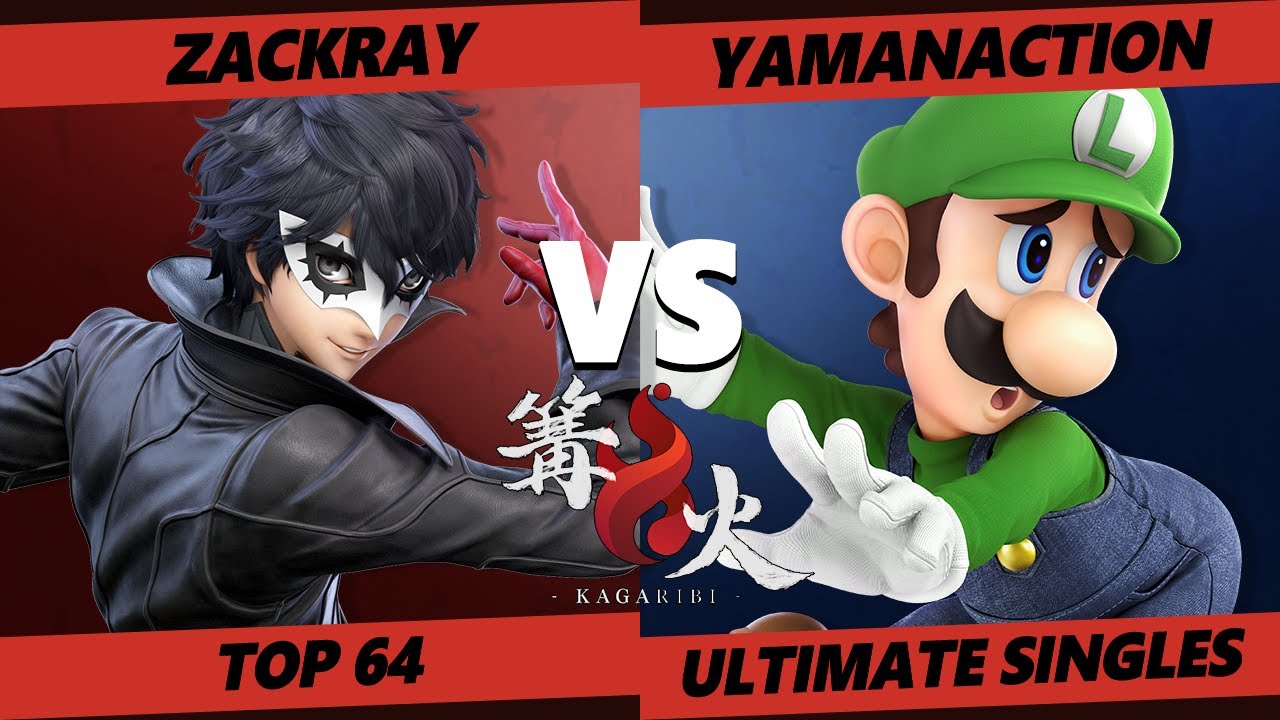 Kagaribi 4 Top 64 - Zackray (ROB, Joker) Vs. yamanaction (Luigi) SSBU Smash Ultimate