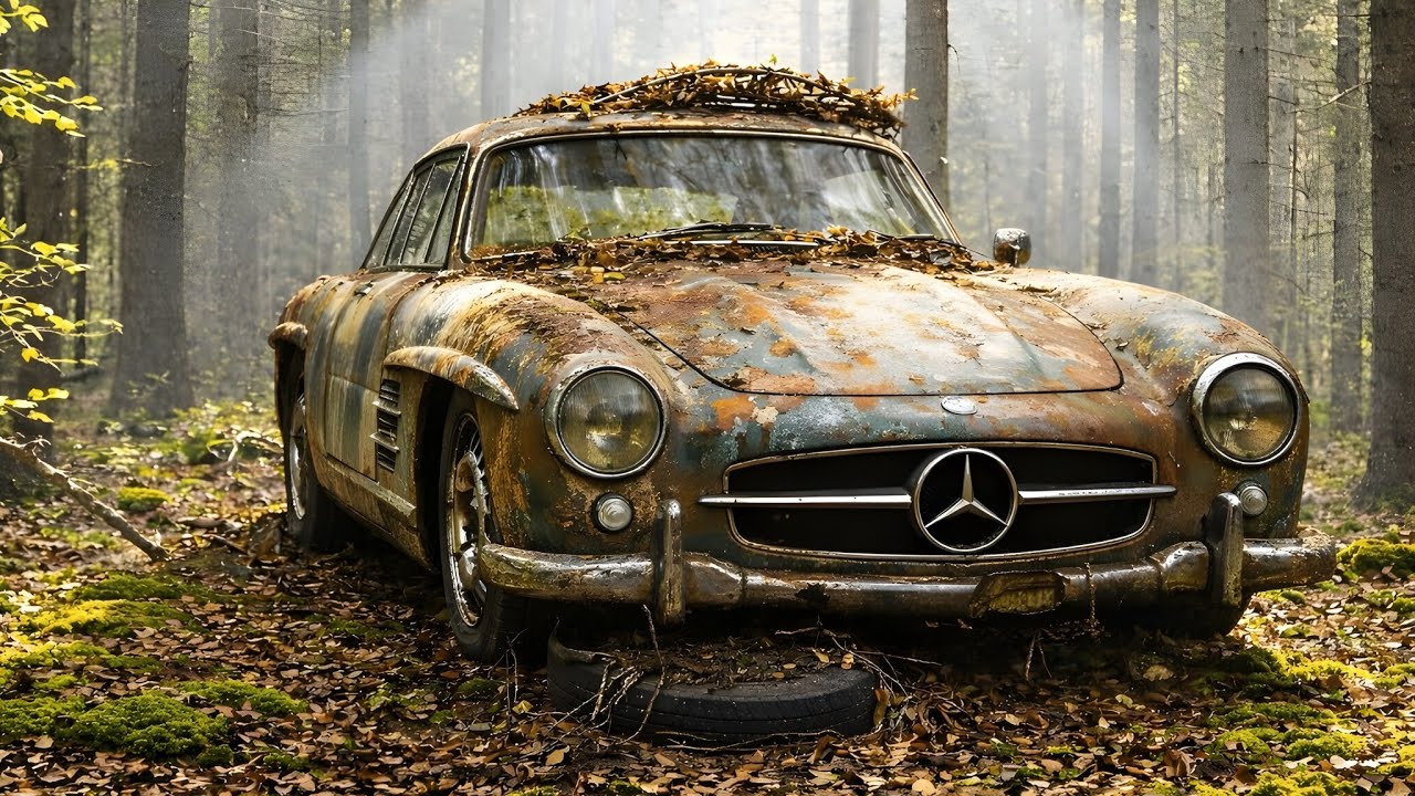 ASMR Mercedes-Benz 300SL 1955 Restoration | Ultra-Satisfying Vintage Car Rebuild