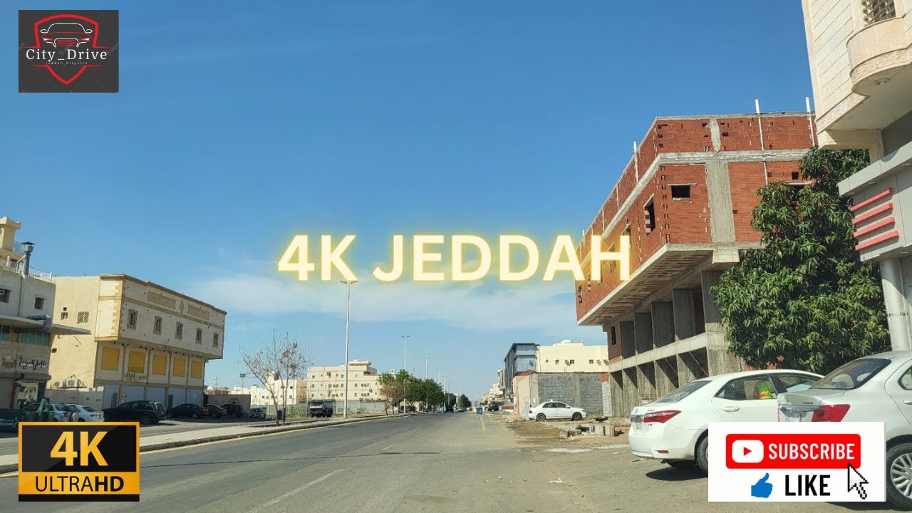 Jeddah 4K Driving | Day Tour | Amazing View | Saudi Arabia