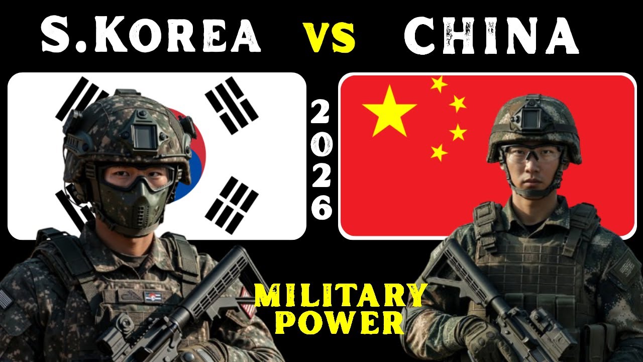 Superpower Showdown: China Vs South Korea in Military & Economy