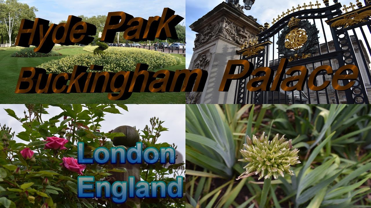 Hyde Park and Buckingham Palace England