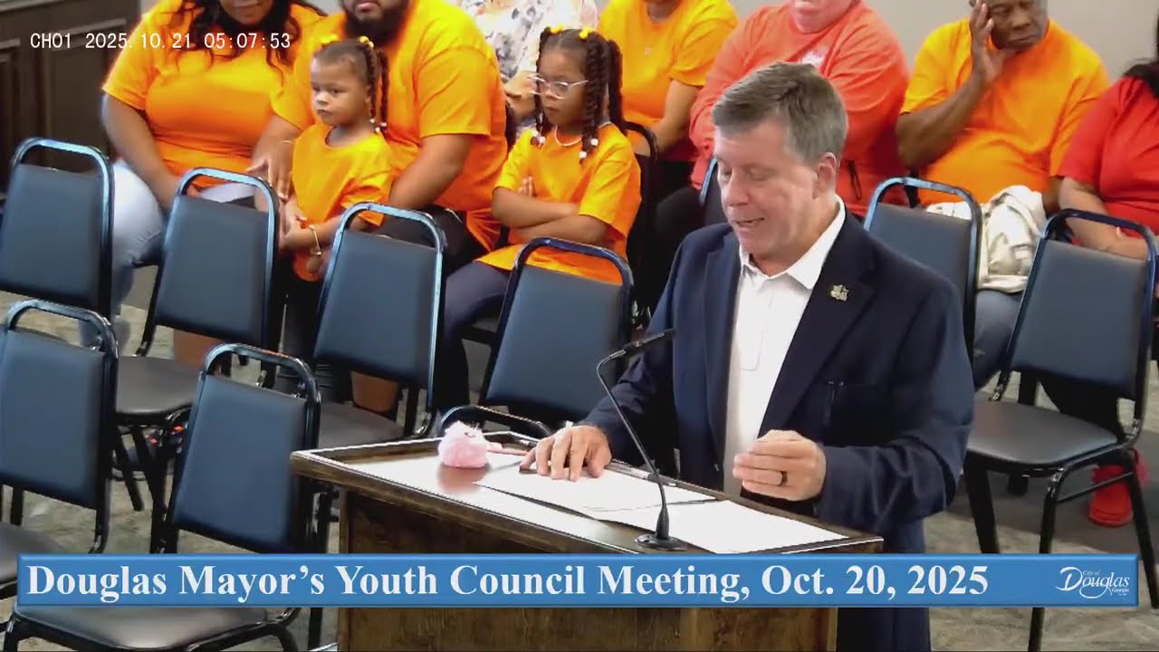 Douglas Mayor's Youth Council Meeting, 10-20-2025