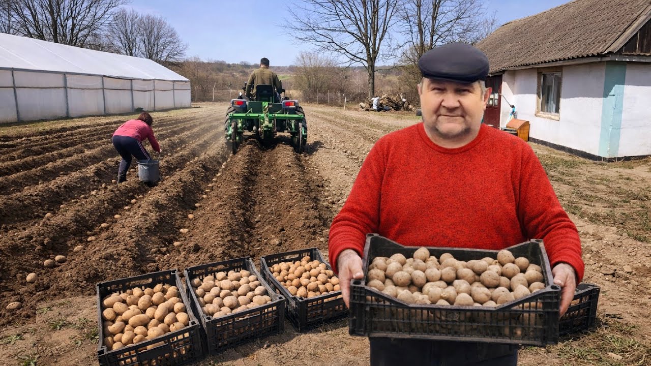 Садимо ранню картоплю на Львівщині 🥔 Херсонці купили будинок в селі і почали нове життя 🇺🇦
