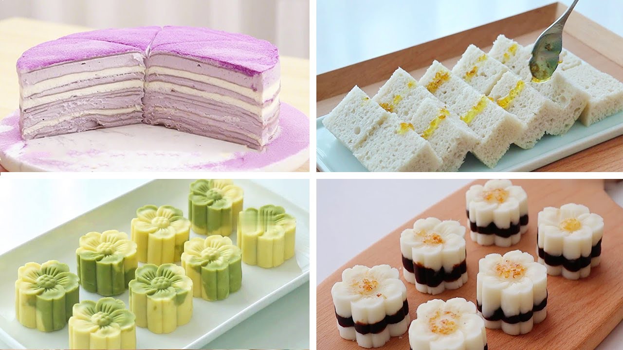 Amazing Taro Thousand Layer Cake & Cheese Mung Bean Cake | Creative Recipes|ASMR|Cooking |Cake Story