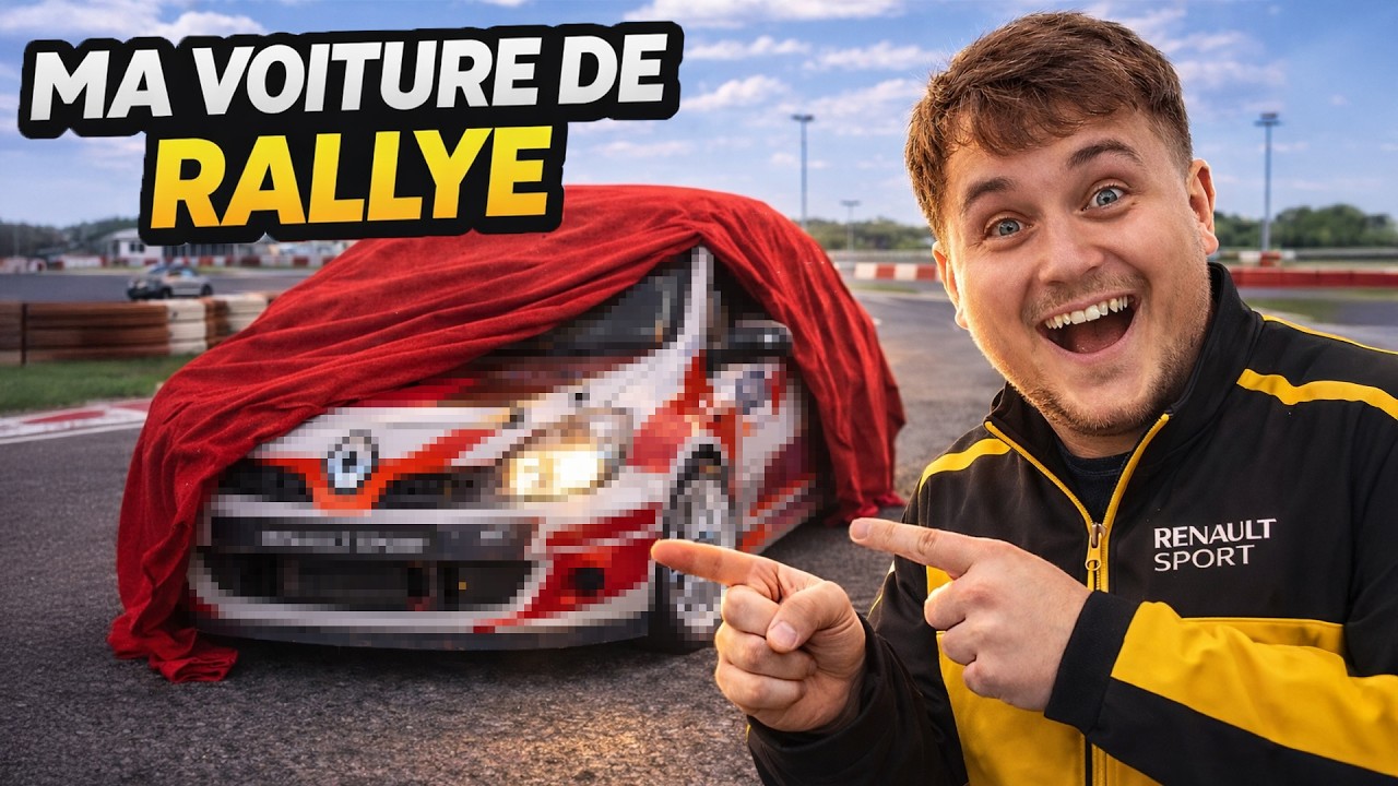 Ma PREMIÈRE VOITURE de RALLYE, DÉCOUVERTE, ESSAI et ANNONCE !