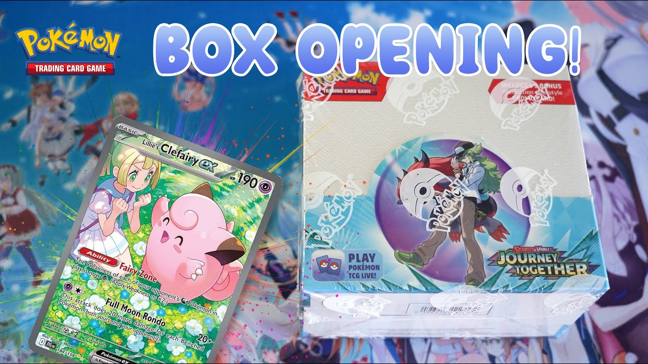 Pokemon Journey Together Booster Box Opening
