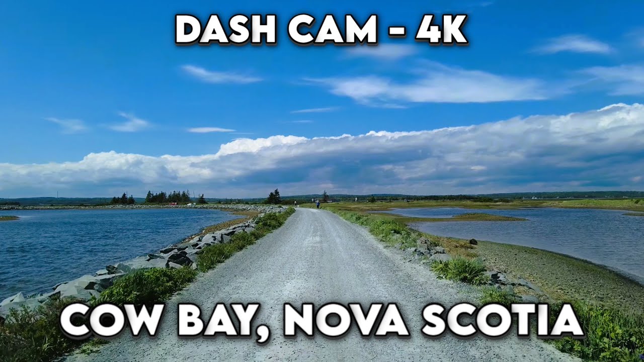 Cow Bay, Nova Scotia: Coastal Cruise in 4K 🚗💨