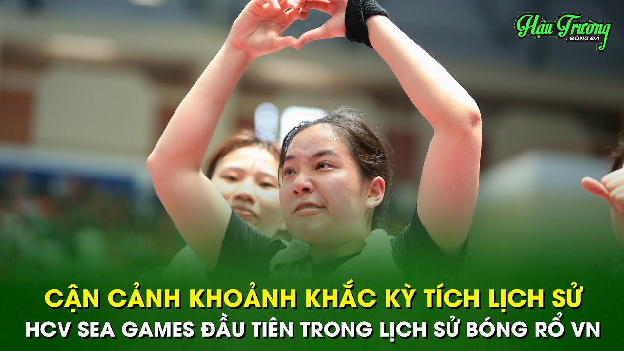 ĐT bóng rổ nữ Việt Nam khóc nghẹn sau khi giành HCV SEA Games đầu tiên trong lịch sử