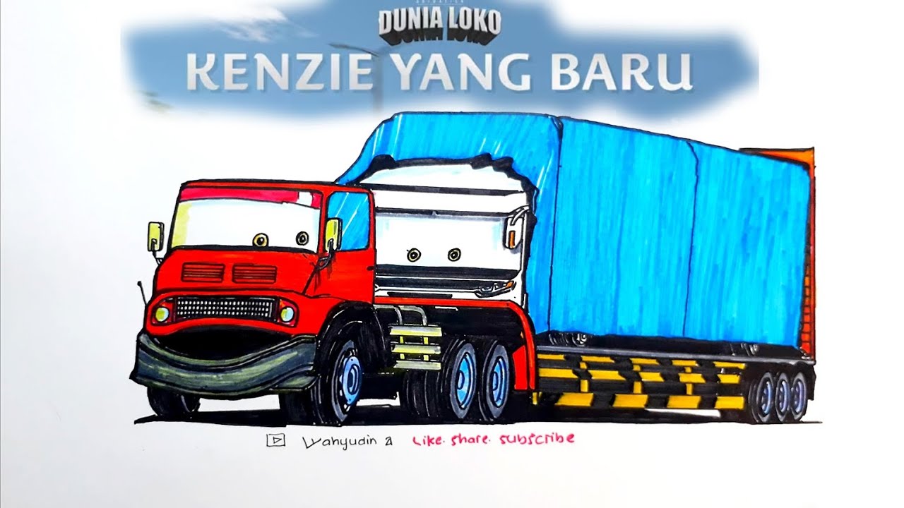 KENZIE YANG BARU | Dunia loko , menggambar animasi Dunia loko