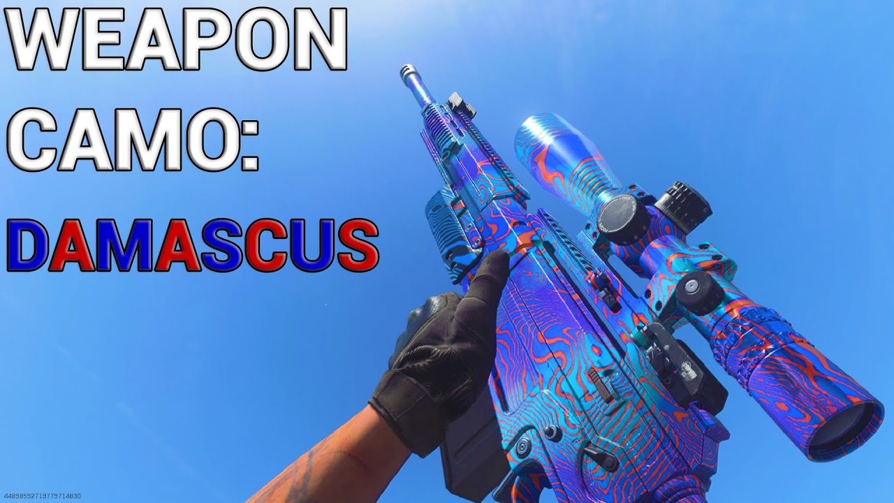 All DAMASCUS Camos in Modern Warfare 2019 | all weapon inspections