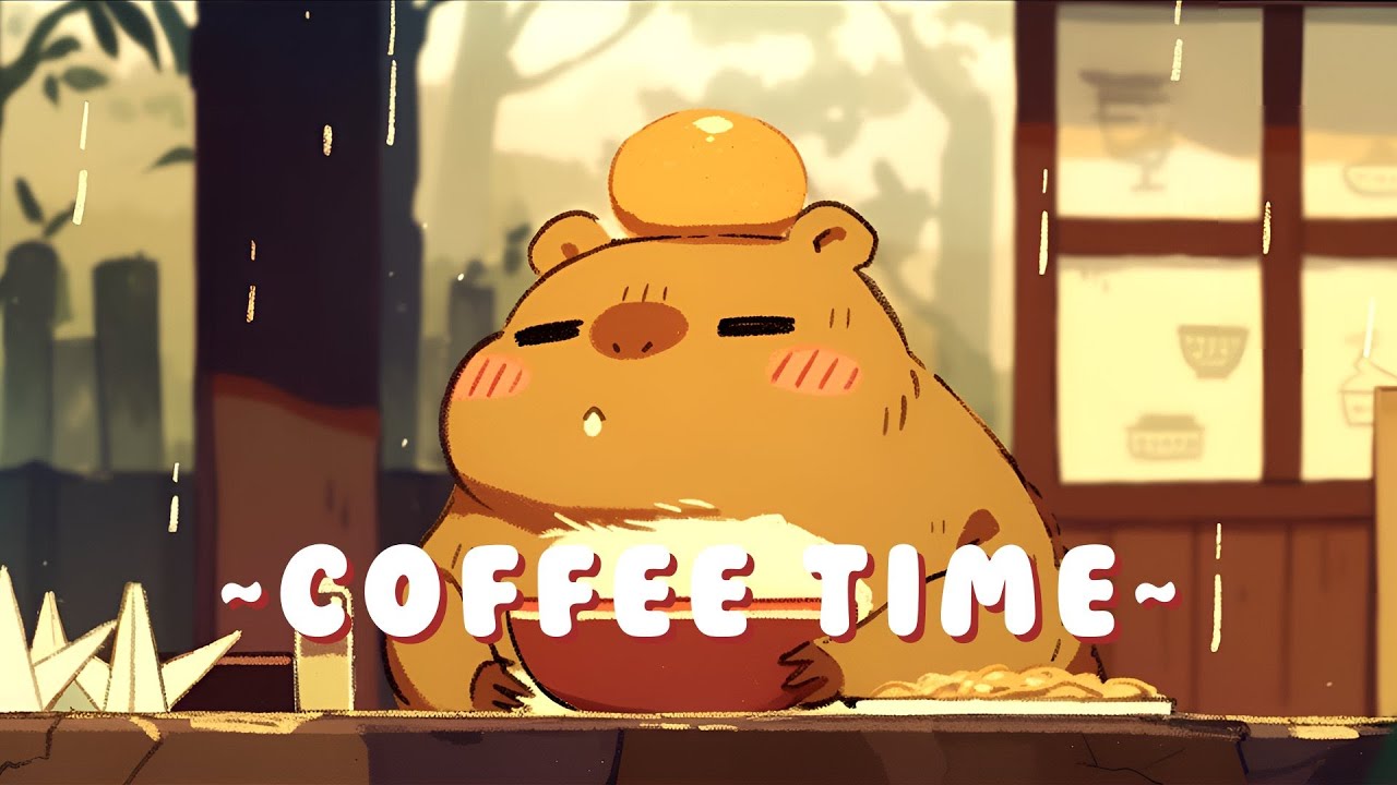 Capybara Beat Station - Chill Jazz Beats to Relax/Study ~ Quiet Moments ~ 🎵 💫