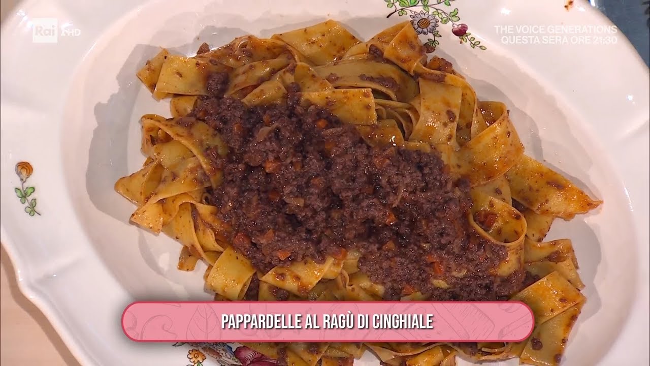 Pappardelle al ragù di cinghiale - È sempre mezzogiorno 13/03/2026