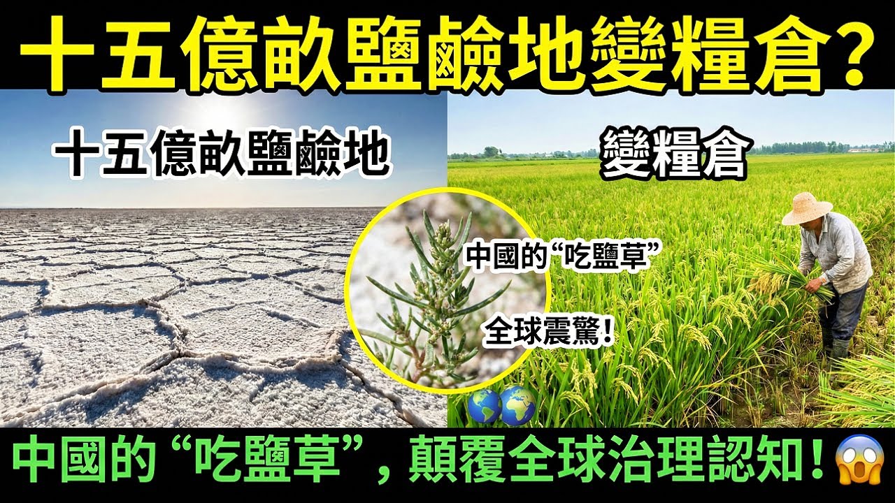 中國藏不住了！一株野草破解“土地癌症”，老外急瘋求種子！