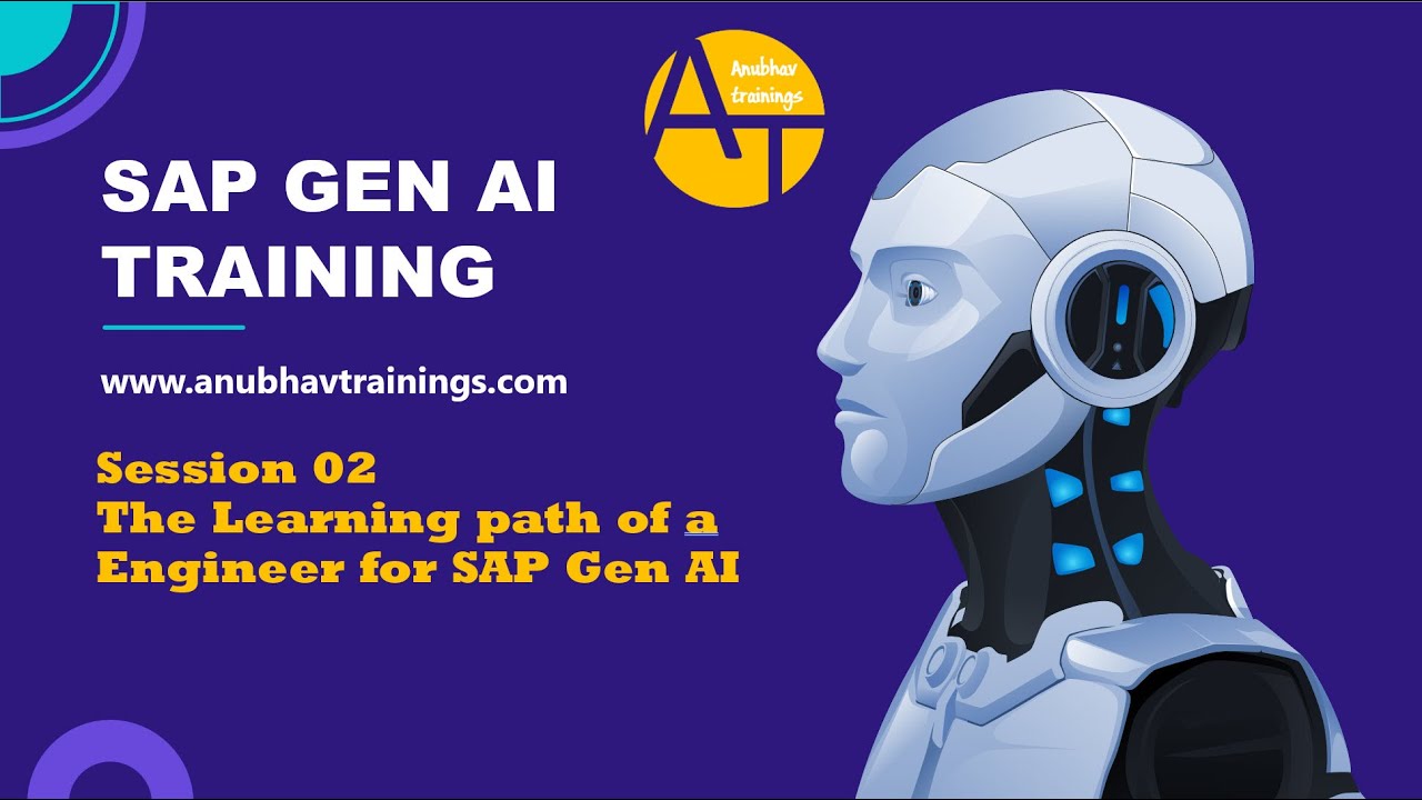 02 SAP BTP Gen AI: учебный план для разработчиков Gen AI | contact@anubhavtrainings.com