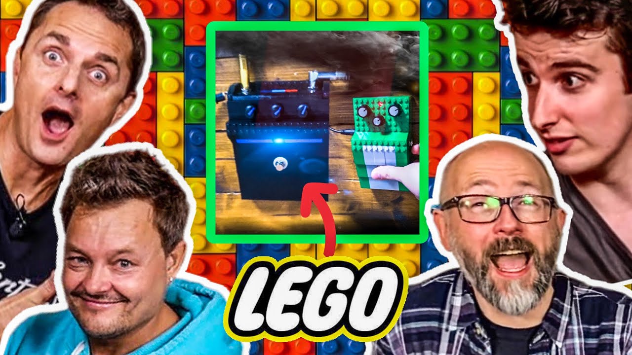 We Built 6 Lego Guitar Pedals!! (WORKING)