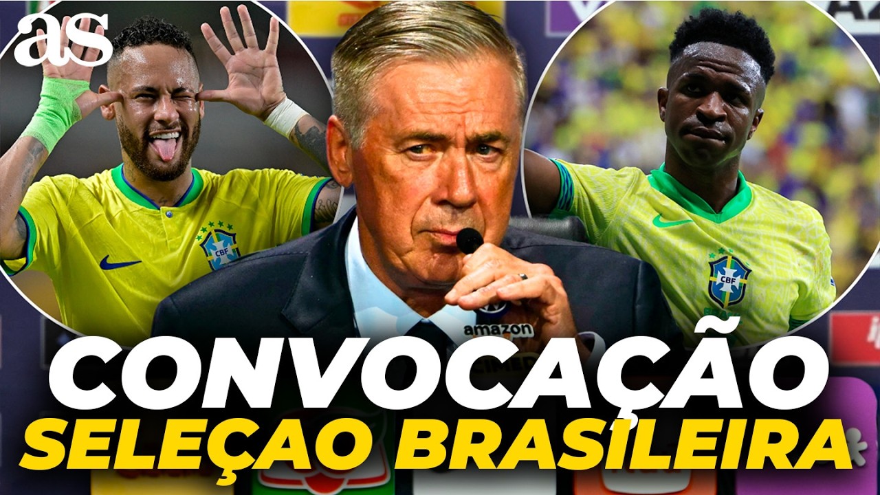 ANCELOTTI | LISTA COMPLETA do BRASIL para a COPA DO MUNDO 2026: NEYMAR, VINICIUS, RAPHINHA, CASEMIRO