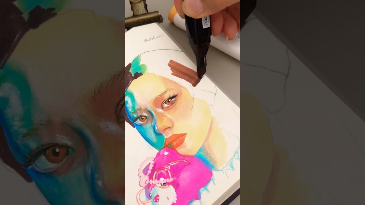 Drawing Minju from ILLIT ✨ Request Any Idol You Want 