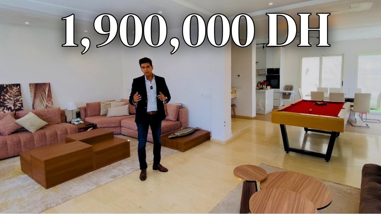 جولة داخل فيلا عصرية مع مسبح معروضة للبيع،تامنصورت - villa moderne à vendre Tamansourt