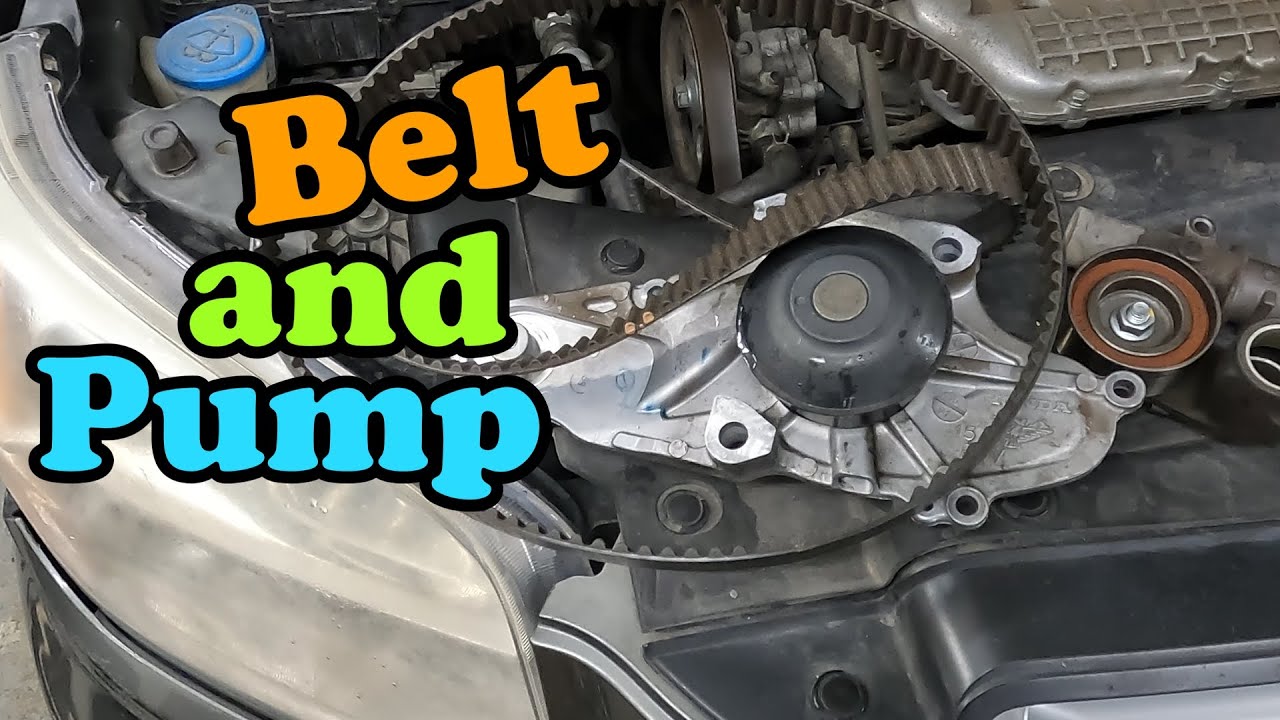 2003-2006 Acura MDX Timing Belt and Water Pump Replacement How To DIY